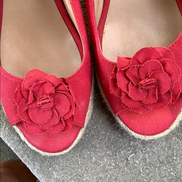 Karen Scott red espadrilles size 8.5 - Picture 5 of 5